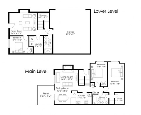 3202 Avalon Cove Lane NW 2-3 Beds Apartment, Townhouse for Rent - Photo Gallery 24